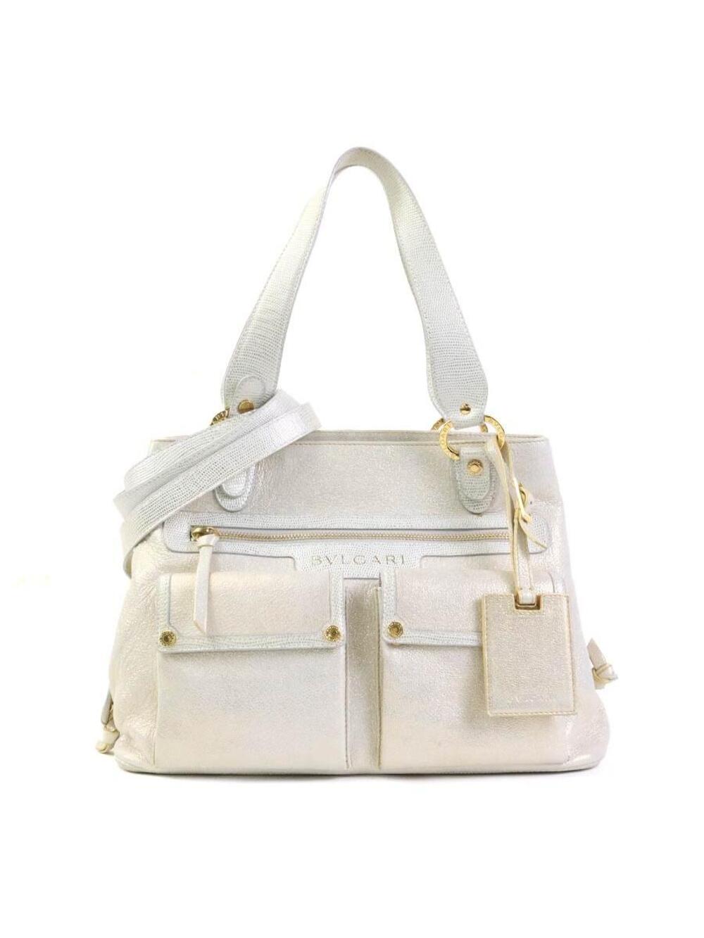 Auth Bvlgari Handbag Shoulder Bag #345421B25B